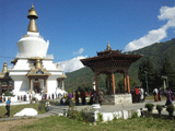 Temple Stupa in Bhutan